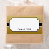 Elegante Gold Class Wiedersehen Name Tag Labels (Insitu)