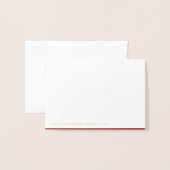 Elegante Gold Corporate Holiday Party Einladung (Rückseite mit Umschlag)