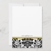 Elegante Gold Corporate Party Einladung (Rückseite)