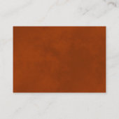 Elegante Gold Curls auf der Rostorraner Hochzeitsw Begleitkarte (Rückseite)