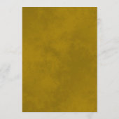 Elegante Gold Curls & Wirbel auf Burgundy Wedding Menükarte (Rückseite)