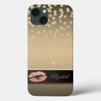 Elegante Gold Diamonds - Glitterie Lippen