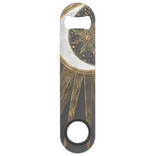 Elegante Gold Doodles - Der Monte Mandala Speed Flaschenöffner
