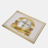 Elegante Gold Door Mat Fußmatte (Schrägansicht)