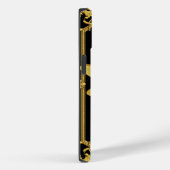 Elegante Gold Dragonfly-Illustration Case-Mate iPhone Hülle (Rückseite / Rechts)