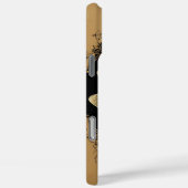 Elegante Gold Dragonfly-Illustration Case-Mate iPhone Hülle (Rückseite / Rechts)
