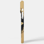 Elegante Gold Dragonfly-Illustration Case-Mate iPhone Hülle (Rückseite / Links)