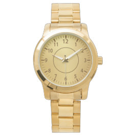 Elegante Gold Edition Armbanduhr