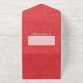 Elegante Gold Foil All-in-One-Einladung (Außenseite)