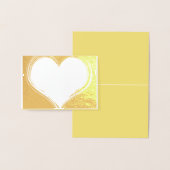 Elegante Gold Foil Placecards Folienkarte (Anzeige)