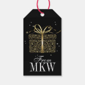 Elegante Gold-Geschenk-Tag - SRF Geschenkanhänger (Rückseite)