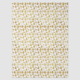 Elegante Gold Glitzer Weihnachtssymbole Seidenpapier