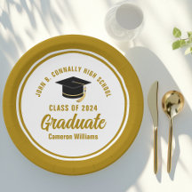 Elegante Gold Graduation Party Personalisiert