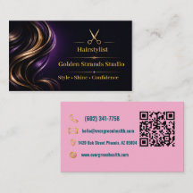 Elegante Gold Hairstylistenschere Marmor Geschäft