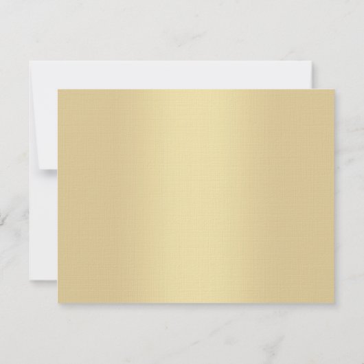 Elegante Gold Hand Script Text Vorlage Luxuriös (Rückseite)