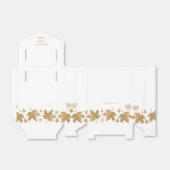Elegante Gold Herbstlaube Custom Wedding Geschenkschachtel (Ungefaltet)