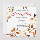 Elegante Gold Holiday Party Company Einladung (Vorderseite)