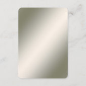 Elegante Gold Jewel Blume - Detailkarte Begleitkarte (Rückseite)