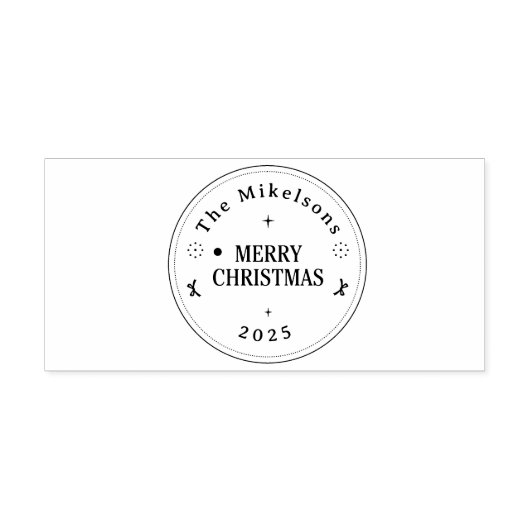 Elegante Gold Line Gummistempel (Prägung)