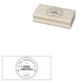 Elegante Gold Line Gummistempel (Stempel)