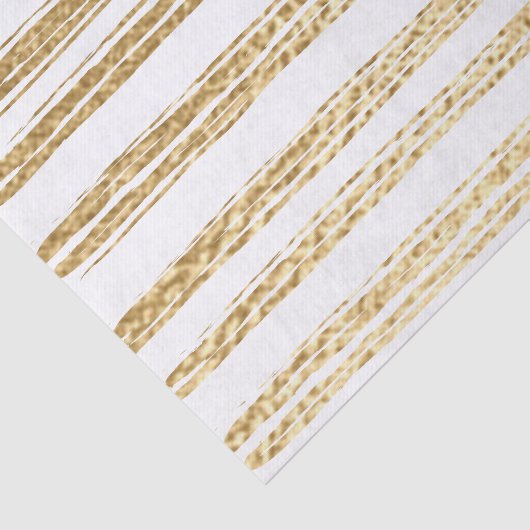 Elegante Gold Lines Seidenpapier (Ausschnitt)