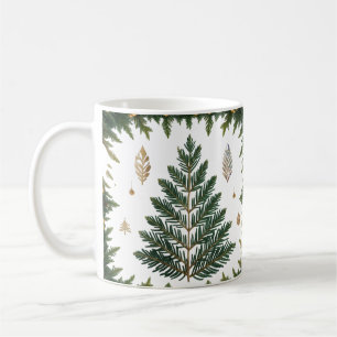 Elegante Gold Luxus Weihnachts-Klassik-Tasse - Mod Kaffeetasse