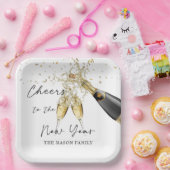 Elegante Gold New Year Party Paper Teller (Party)