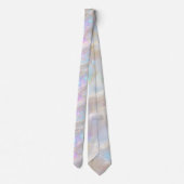 Elegante Gold Opal Gemstone Muster Chic Krawatte (Rückseite)