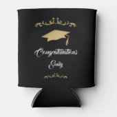 Elegante Gold Ornament Herzlichen Glückwunsch Grad Dosenkühler (Vorderseite)