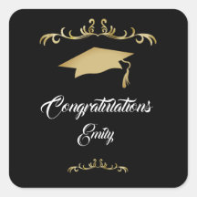 Elegante Gold Ornament Herzlichen Glückwunsch Grad