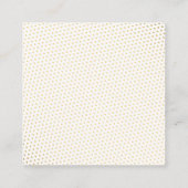 Elegante Gold Peacock Wedding RSVP Cards Begleitkarte (Rückseite)