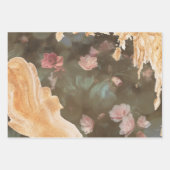 Elegante Gold Rosa Rose Bokeh Lichter Decoupage Geschenkpapier Set (Vorderseite 3)