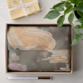 Elegante Gold Rosa Rose Bokeh Lichter Decoupage Seidenpapier (Geschenk)