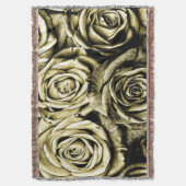 Elegante Gold-Rose Decke (Vorderseite Vertikal)