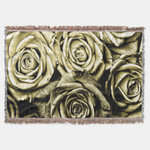 Elegante Gold-Rose Decke