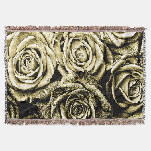 Elegante Gold-Rose Decke (Vorderseite)
