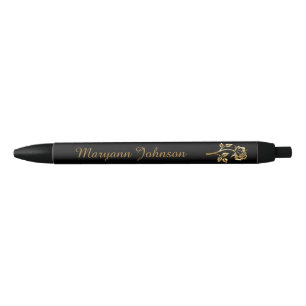 Elegante Gold Rose Personalisiert Kugelschreiber