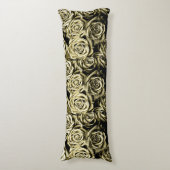 Elegante Gold-Rose Seitenschläferkissen (Vorderseite Vertikal)