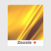 Elegante Gold Satin Imitate Texture Look Aufkleber (Blatt)
