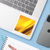 Elegante Gold Satin Imitate Texture Look Aufkleber (Laptop mit iPhone)