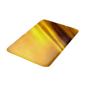 Elegante Gold Satin Imitate Texture Look Badematte (Schrägansicht)
