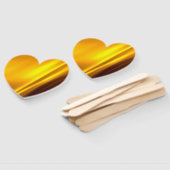 Elegante Gold Satin Imitate Texture Look Fächer (Non-assembled)