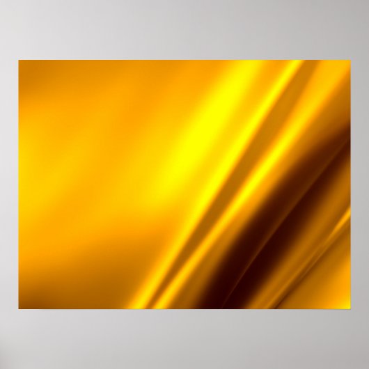 Elegante Gold Satin Imitate Texture Look Poster (Vorne)