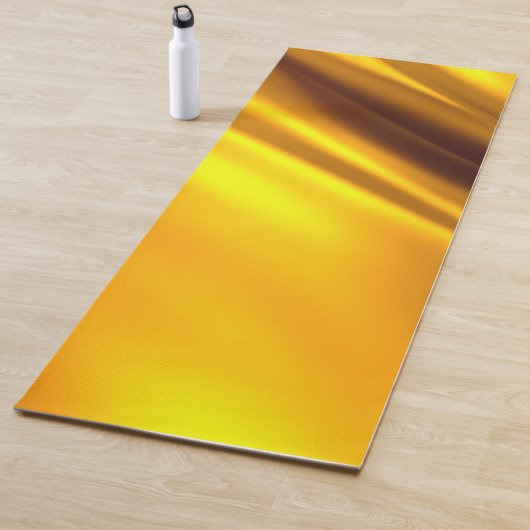 Elegante Gold Satin Imitate Texture Look Yogamatte (Beispiel)