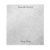 Elegante Gold/Silver Custom Notes Notizblock (Vorderseite)