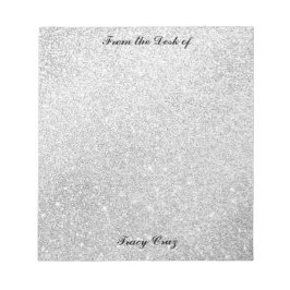 Elegante Gold/Silver Custom Notes Notizblock