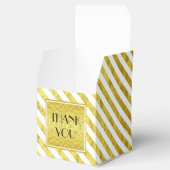 Elegante Gold Streifen Vielen Dank Geschenkschachtel (Geöffnet)