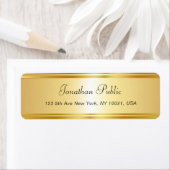 Elegante Gold Template Handschrift Name Modern (Insitu)