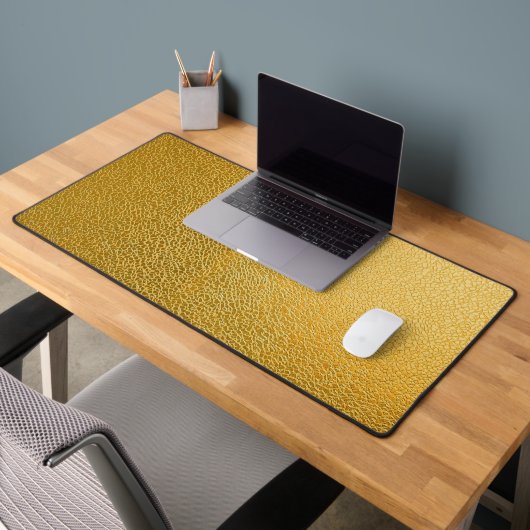 Elegante Gold Texture Desk Mat für Office Schreibtischunterlage (Büro 2)