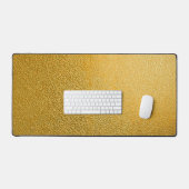 Elegante Gold Texture Desk Mat für Office Schreibtischunterlage (Tastatur & Maus)